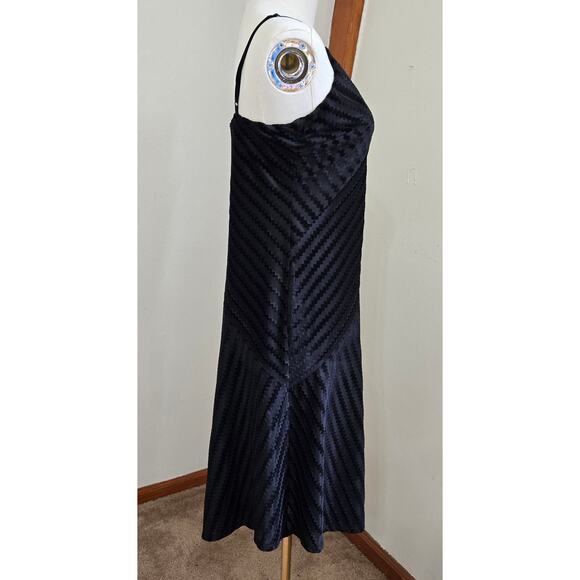 NWT Shoshanna Modern Chic Glam Feminine Silk Velvet Asymmetrical Sheer Dress 6 - Picture 5 of 11